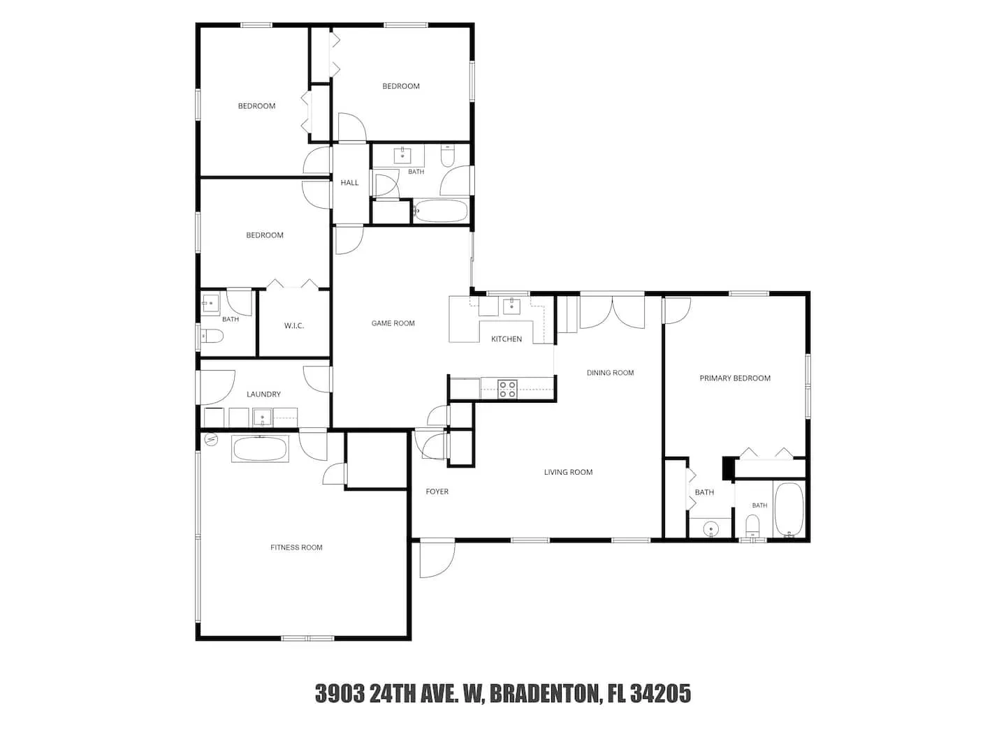 The Breezy Palm: floor plan